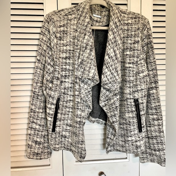WHBM Drape-Front Boucle Jacket - Picture 5 of 6